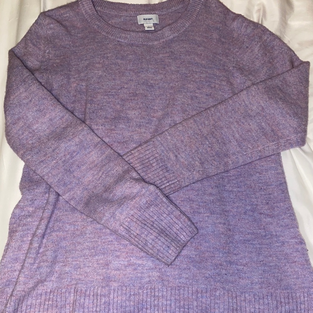 Soft and warm purple sweater